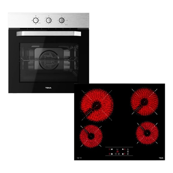 Σετ TEKA: Φούρνος 6525 & Κεραμικές Εστίες 64010